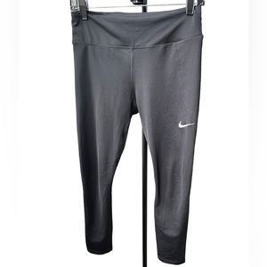 Nike DriFit cropped leggings with mesh
